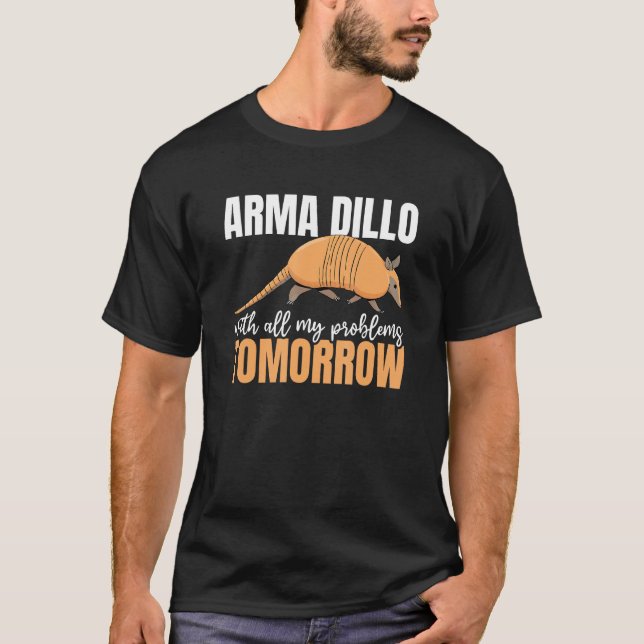 T-shirt Armadillo  Possum Giant Armadillo Owner Wildlife M (Devant)