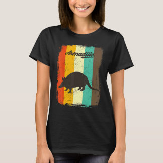 T-shirt Armadillo Retro les années 70 art animal Vintage