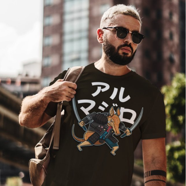 T-shirt Armadillo Samurai (Créateur téléchargé)