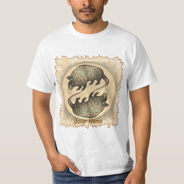 T-shirt Armadillo Yin Yang (Devant)