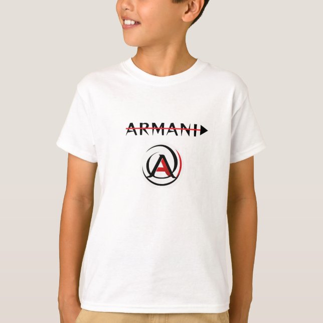 T-shirt "ARMANI Kids' Logo - élégant et confortabl (Devant)