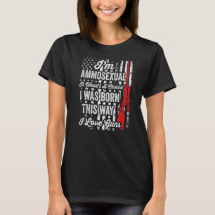 T-shirt Arme-À-Arme Ammosexuelle Papa Gunsmith