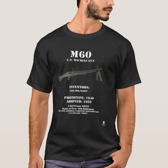 T-shirt Arme à mitrailleuse de la ceinture (Devant)