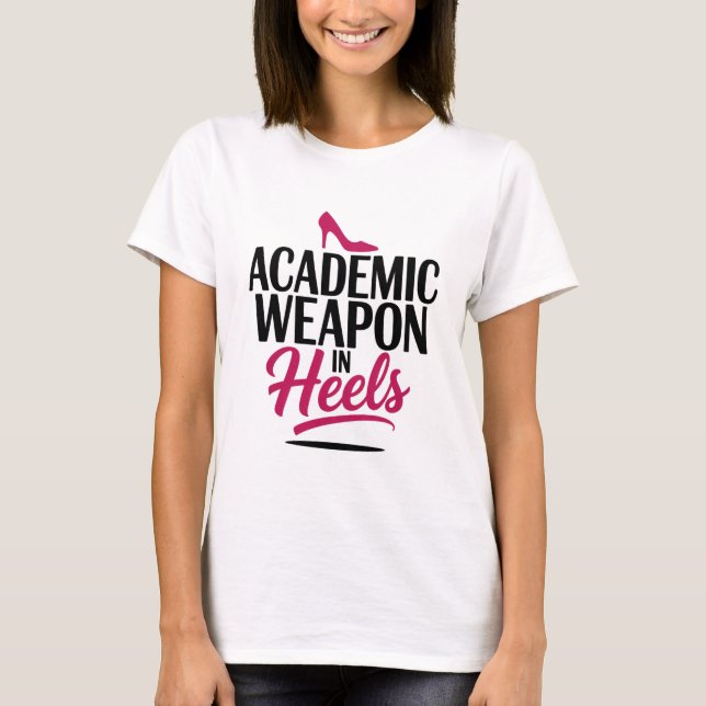 T-shirt Arme académique dans les talons (Devant)