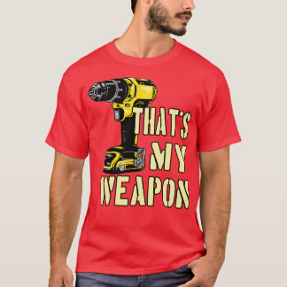 T-shirt Arme d'artisan de machine à forer
