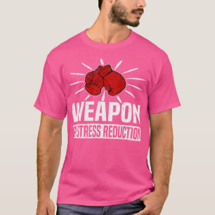 T-shirt Arme De Boxe De Réduction Du Stress Étincelant Bo