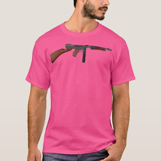 T-shirt Arme de sous-machine Thompson M1A1 (Devant)