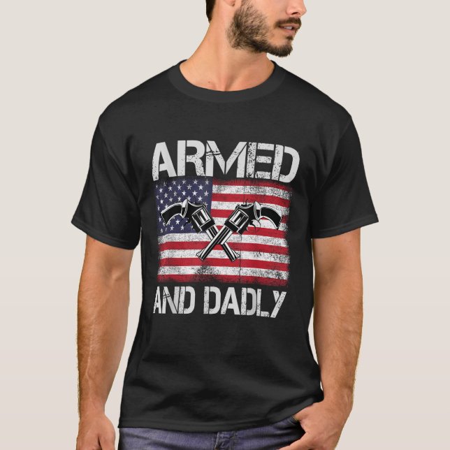 T-shirt Armé Et Dadly Dure Père Mortel Pour Père S D (Devant)