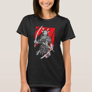 T-shirt Arme guerrière rétro Samurai Japonais Ninja