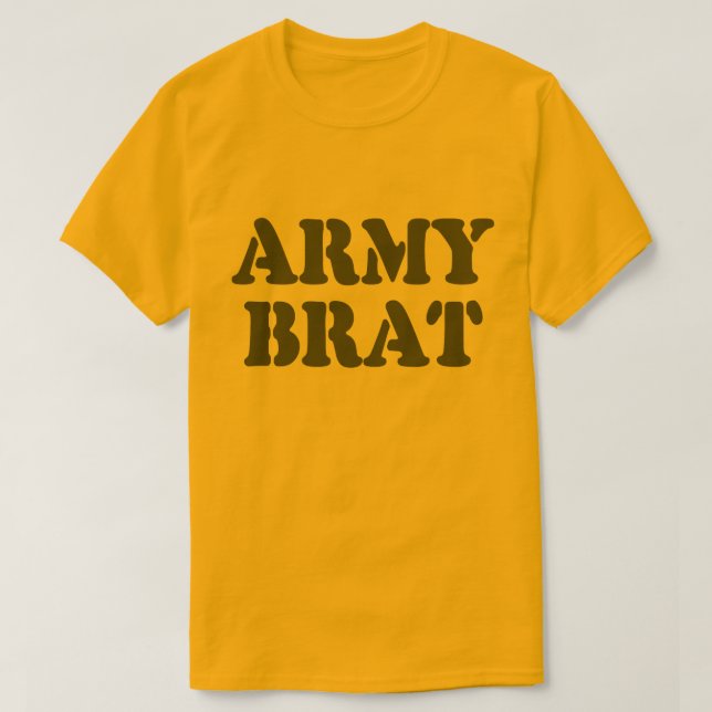 T-SHIRT ARMÉE BRAT (Design devant)