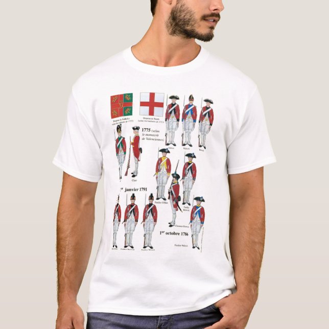 T-shirt Armée britannique - Histoire (Devant)