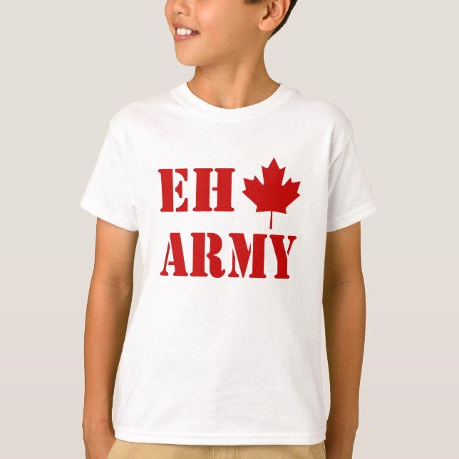 T-shirt Armée Canada Eh (Devant)