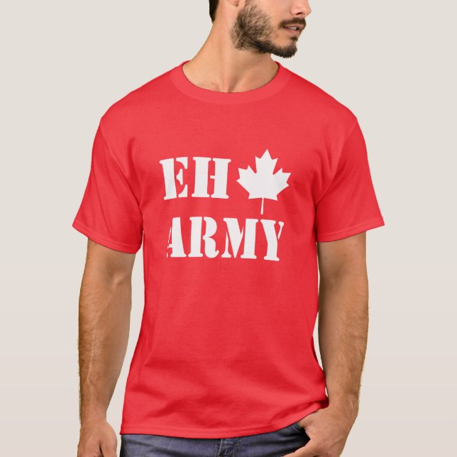 T-shirt Armée de Canada Eh (Devant)
