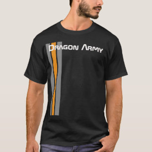 T-shirt Armée de dragon du jeu d'Ender (noir)
