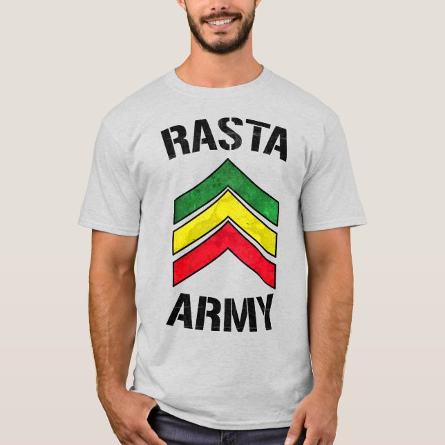 T-shirt Armée de Rasta (Devant)