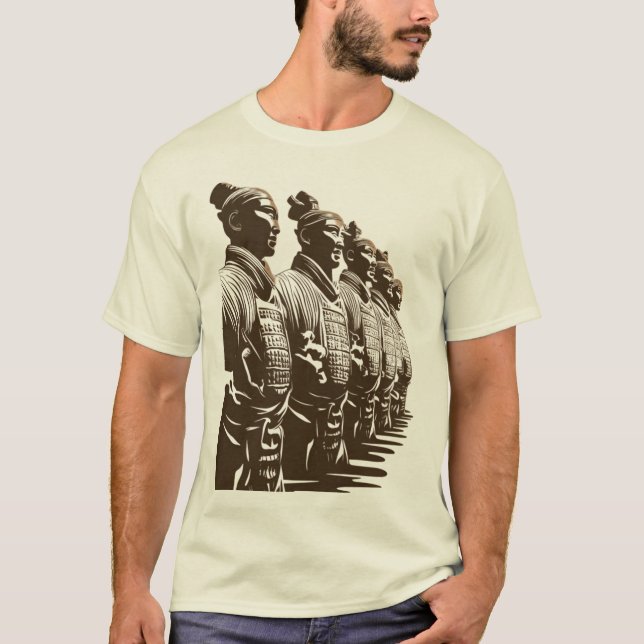 T-shirt Armée de terre cuite (Devant)