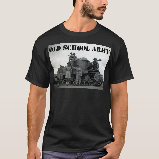 T-shirt Armée de vieille école (Devant)