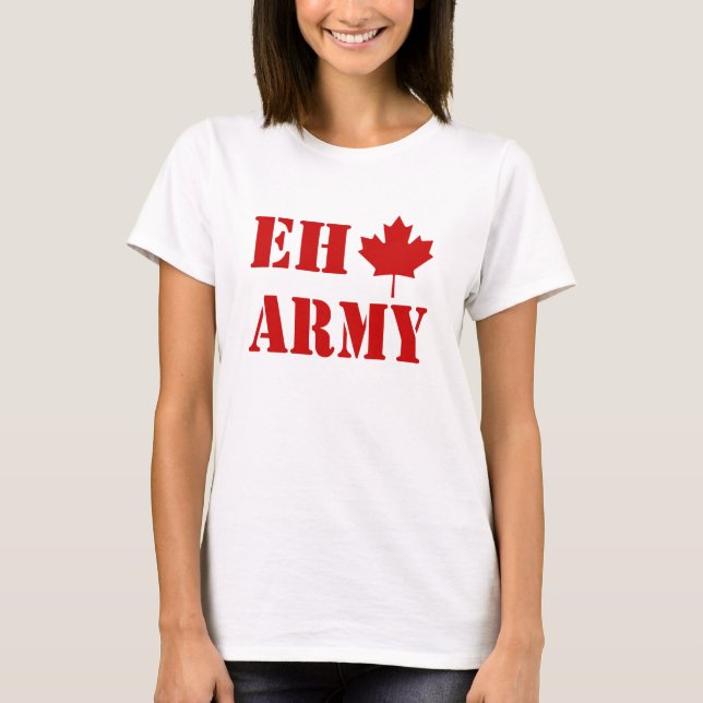 T-shirt Armée du Canada Eh (Devant)