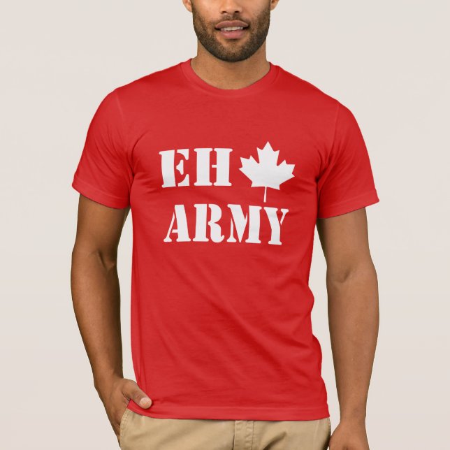 T-shirt Armée du Canada Eh (Devant)