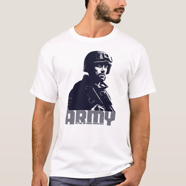T-shirt Armée - Force Précision et dévouement (Devant)