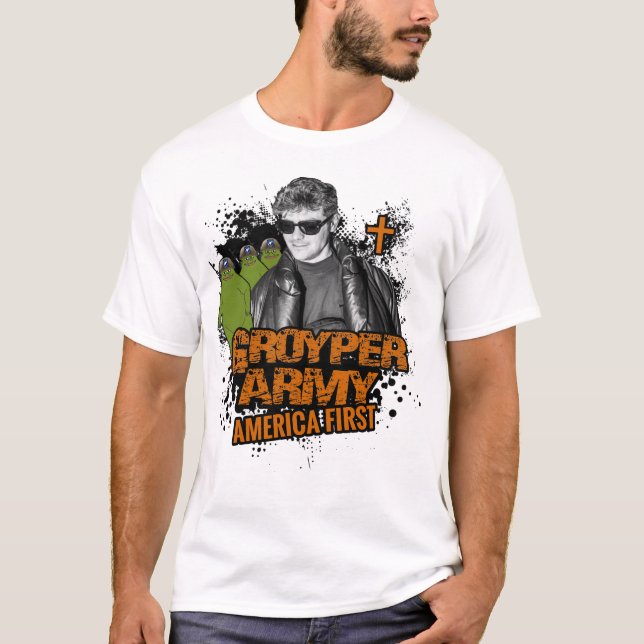 T-shirt Armée Groyper (Devant)