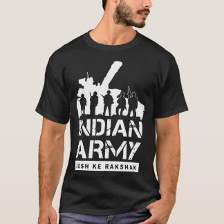 T-shirt armée indienne de rakshak du KE de bureau d'armée