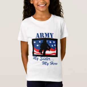 T-Shirt Armée ma soeur mon héros