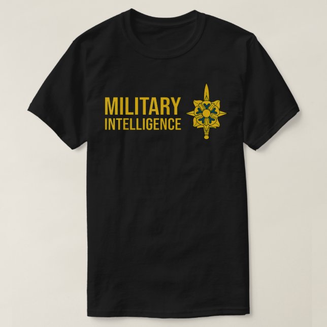 T-SHIRT ARMÉE MILITAIRE INTELLIGENCE CORPS US USA  (Design devant)