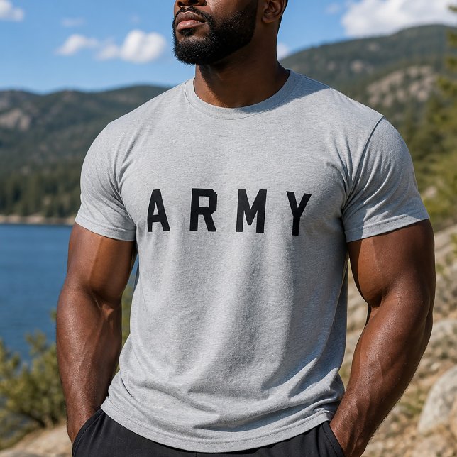T-shirt Armée Minimaliste Simple (Simple Minimal Army T-Shirt)