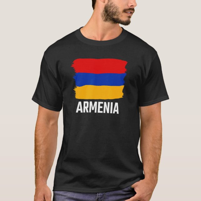 T-shirt Armenia Armenian Flag Armenian (Devant)