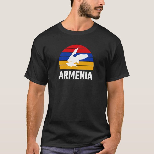 T-shirt Armenia Armenian Flag Armenian 1 (Devant)