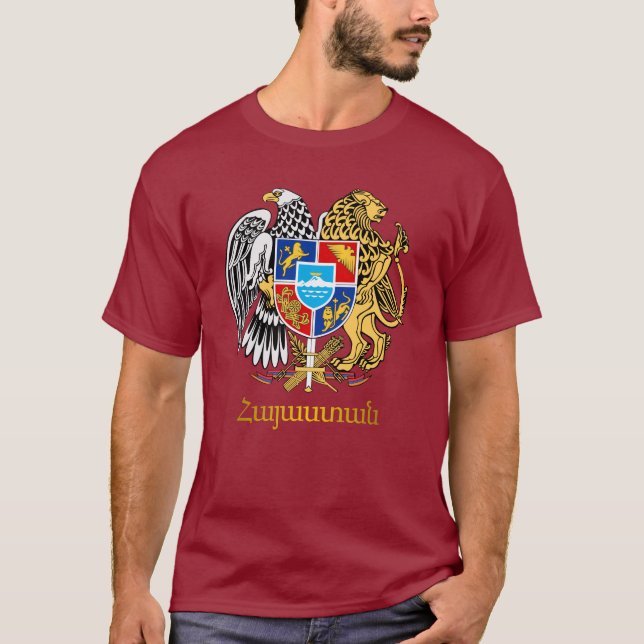 T-shirt Armenia COA 2 Apparel (Devant)