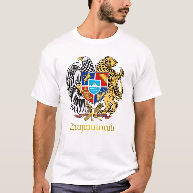 T-shirt Armenia COA 2 Apparel (Devant)