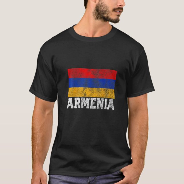 T-shirt Armenia Flag  Armenian (Devant)