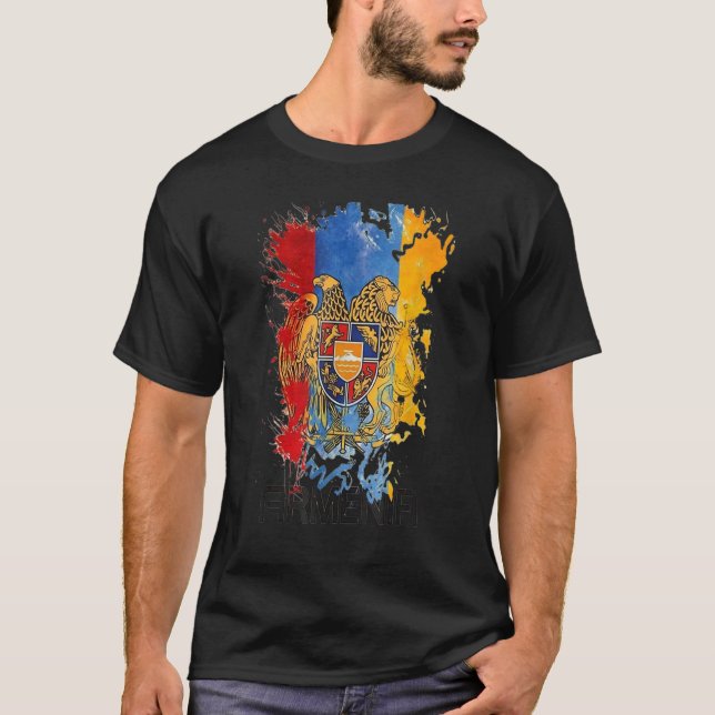 T-shirt Armenia Flag  Armenian clothes  Armenia   for wome (Devant)