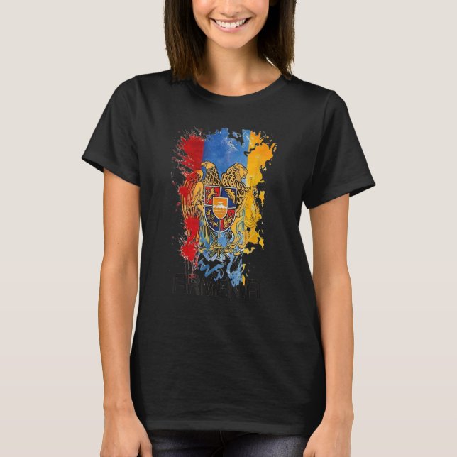 T-shirt Armenia Flag  Armenian clothes  Armenia   for wome (Devant)