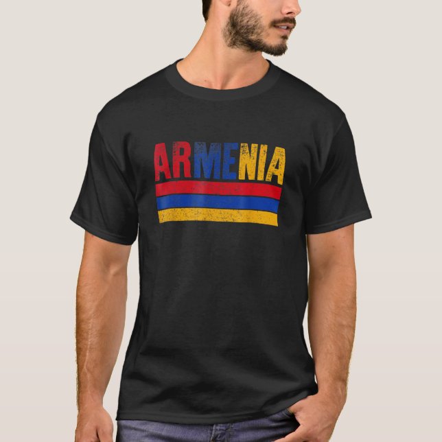 T-shirt Armenia Flag Armenian Mens Womens Kids 1 (Devant)