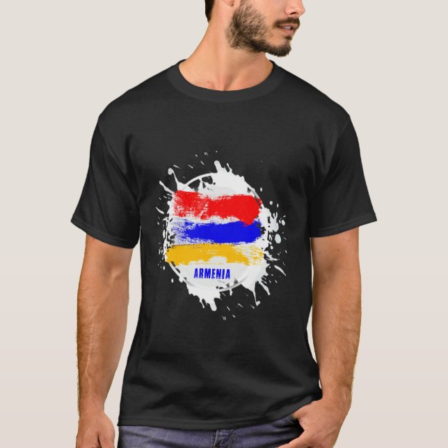 T-shirt Armenia Splash (Devant)