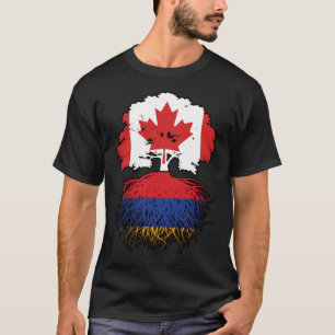 T-shirt Arménie Arménien Canadien Canada Drapeau des racin
