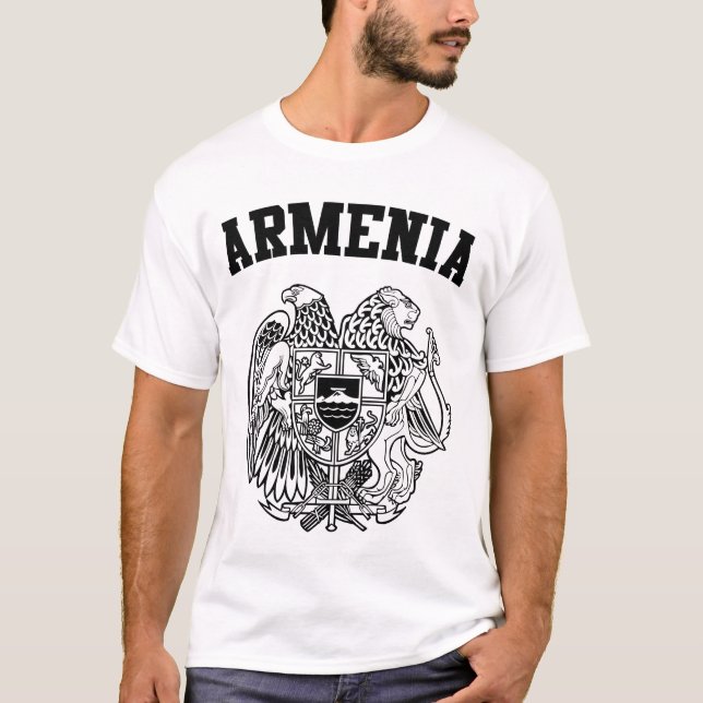T-shirt Arménie Armoiries (Devant)