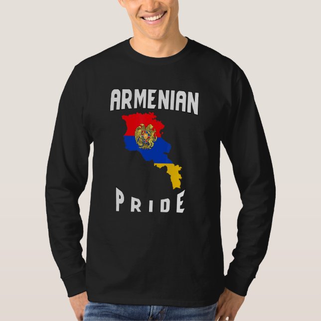 T-shirt Arménie Drapeau Fière Arménienne (Devant)