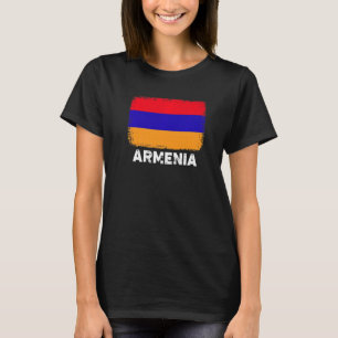 T-shirt Arménie Drapeau Soutien Populations arméniennes Fe