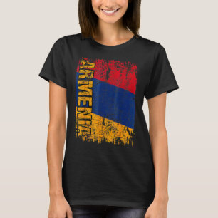 T-shirt ARMÉNIE Gros Drapeau Vintage DistARMÉE