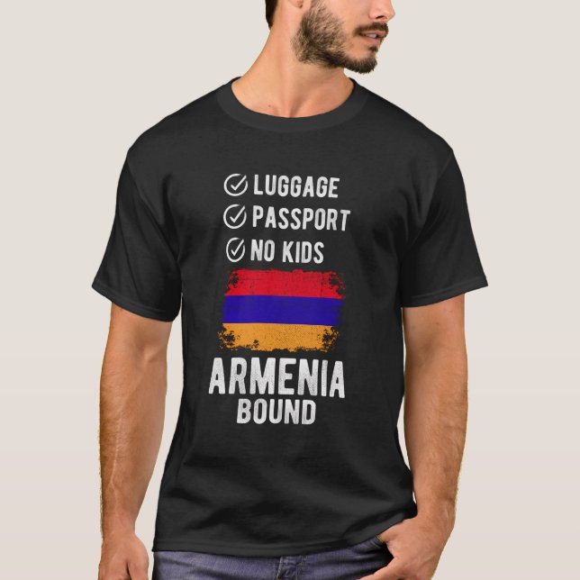 T-shirt Arménie Souvenir Voyage en Arménie (Devant)