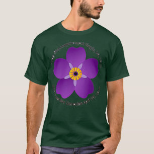 T-shirt Arménienne Oublie-moi pas FLower