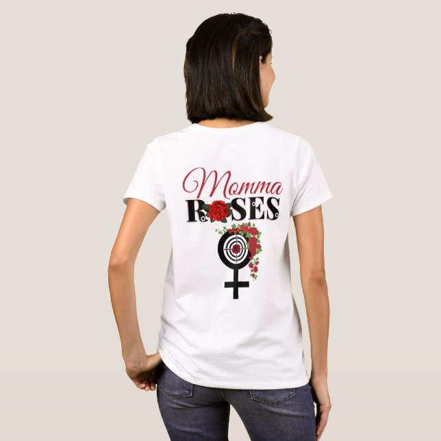 T-shirt Armes à feu ou Roses Genre Révéler maman Roses (Dos entier)