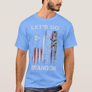T-shirt Armes américaines Drapeaux patriotes Allons-y Bran