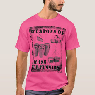 T-shirt Armes Conga Drum Et Bongo Drum De Masse Percussi