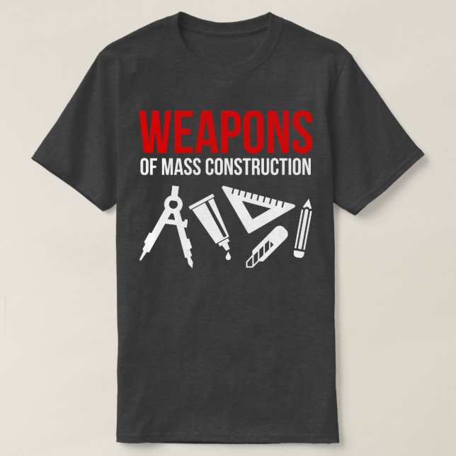 T-shirt Armes de construction de masse 1 (Design devant)