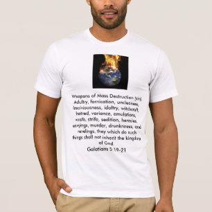 T-shirt Armes de destruction massive